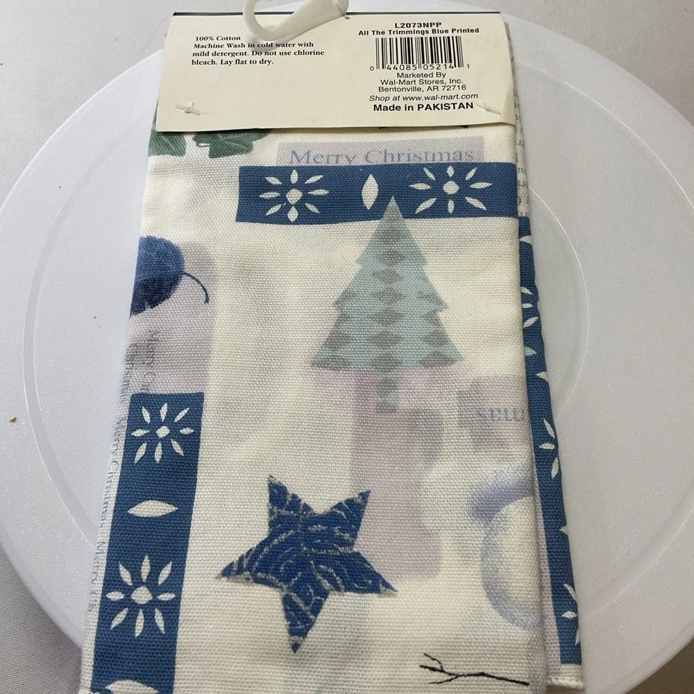 Christmas Snowman All The Trimmings 2Pc Napkins 17